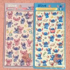 正規品　スティッチ ボンボンドロップシール 2シートセット