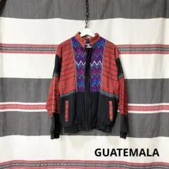 グアテマラネイティブジャケット ビンテージ L-XL トライバル 民族 南米希少