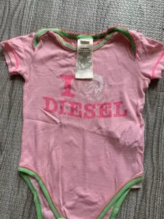 DIESEL ベビー ロンパース ピンクのサムネイル