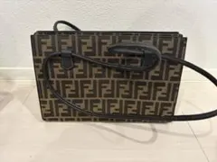 FENDI フェンディ ズッカ柄 メタリック ロール トートバッグ | Mercari