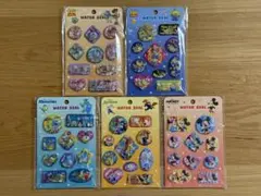 ディズニー　ウォーターシール　5枚セット