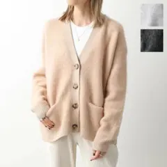 Acne Studios アクネストゥディオズ　モヘアカーディガン　ベージュ 350801420_1.jpg