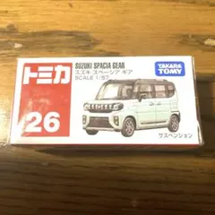 【新車シール付き】トミカNo.26 スズキ スペーシア ギアのサムネイル