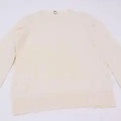 UNIQLOユニクロカシミヤ100% クルーネックセーター オフホワイト Ｓ
