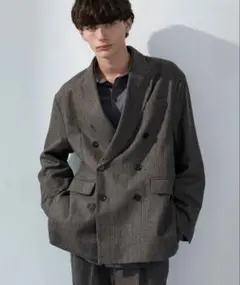 【LUENNA】Oversized Double Breasted Jacket