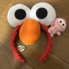 エルモ カチューシャ ぬいぐるみ付き