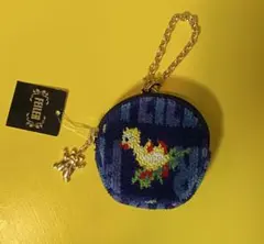 フェイラーアンドハイジチャームポーチ☆旗艦店限定カラーネイビー☆