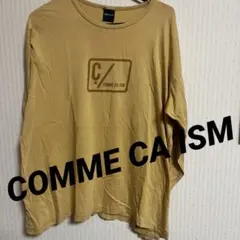COMME CA ISM ベージュ ロゴTシャツ L