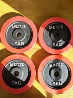 IROTEC バーベルプレート 10kg 2枚セット - メルカリ