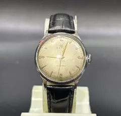 美品 正規】 レビュートーメン 腕時計 GT1885 手巻き 裏スケ スモセコ