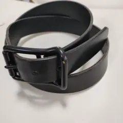 RALPH LAUREN ラルフローレン黒レザーベルト シンプルデザイン