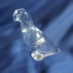 Baccarat バカラ クリスタル 鳥 フィギュリン 置物