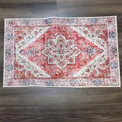 ヴィンテージライク　玄関マット　50×80 おしゃれ　インテリア　アメカジ　古着