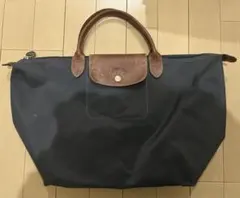 Longchamp ル・プリアージュ バッグ M グレーネイビー