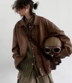 ライダースジャケット PUレザー ジャケット ブルゾン