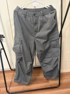 GU メンズ カーゴパンツ グレー Sサイズ