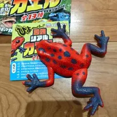 びよーと！最強リアルカエル フィギュア　イチゴヤドクガエル