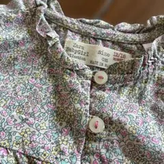 ザラベビー　花柄 長袖シャツ 80