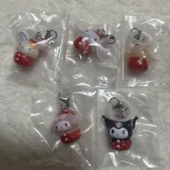 サンリオ いちごめじるしアクセサリー セミコンプリート セミコンプ ガチャ