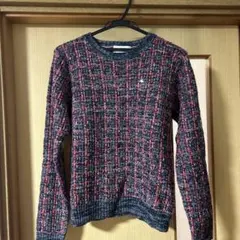 [タグ無し未使用] アーノルドパーマー チェック柄 ニット L 3