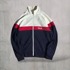FILA WHITE LINE ボルグジャケット トラックジャケット【M】復刻