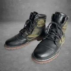 archive y2k diesel leather combat boots - メルカリ