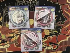 HUNTER×HUNTER 切り絵 和紙缶バッジ ゾルディック家 3点セット