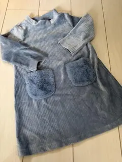 ワンピース モコモコ 女の子 冬服 95cm