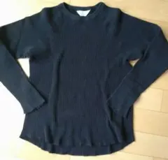 【新品】25AW UNUSED サーマル ワッフル カットソー ロンT サイズ4 NVRFRGT - 【25AW】 ワッフル サーマル ロングスリーブ 長袖 T