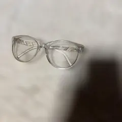アディダス クリア ラウンド型 メガネフレーム