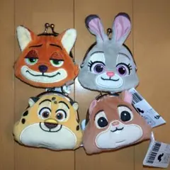 ズートピア ニック ジュディ がま口ポーチ