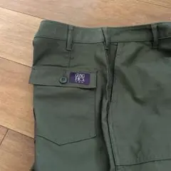レディース　GUNG HO ベイカーパンツ　オリーブ　サイズＬ　コットン100