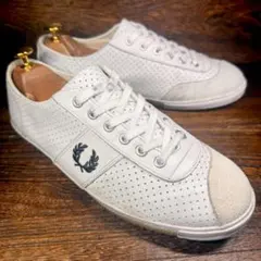◆FRED PERRY◆フレッドペリー 26.0cm レザースニーカー 白 靴