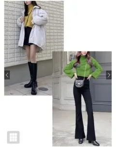 GRL フレアスリーブショート丈ニットトップス[rut772]