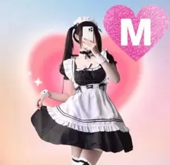 メイド服 コスプレ Ｍ　サイズ　仮装 コスチューム ロリータ フルセット