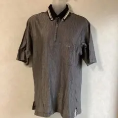 ARAMIS ストライプ ジッパーポロシャツ