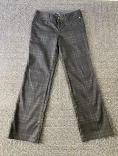 BURBERRY LONDON グレー チェック柄 ストレッチパンツ サイズ40