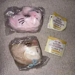 mikko characters♥フェイスポーチ ラテ キャミー2個セット