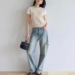 【searoomlyn】サイドカットデニム23インチのサムネイル