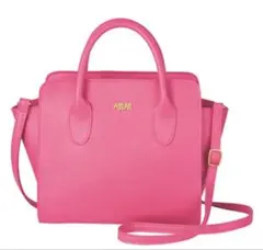 アーカー ショルダーバッグ 2way 斜め掛け 鞄 カバン ピンク AHKAH