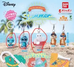 ディズニーキャラクター SUMMERめじるしアクセサリー スティッチベイマックス