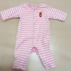 ミキハウス ホットビスケッツ ロンパース 70cm