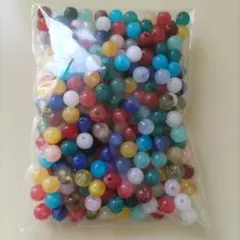 No.243 天然石風ビーズ　8ミリ【100グラム】