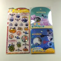 パペットスンスン うるちゅるポップシール おはじきシールフレーク 正規品