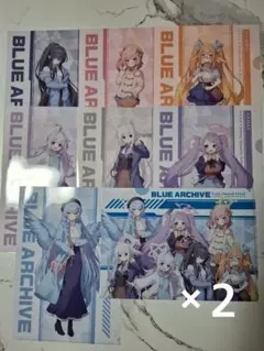 ブルーアーカイブクリアファイル　　全８種×２　計１６枚