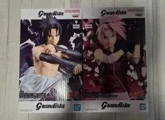 NARUTO　サクラ　サスケ　フィギュア　Grandista