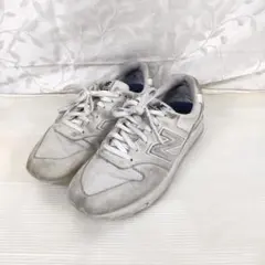 ニューバランス WL996TBA スニーカー 24cm 厚底 オフホワイト