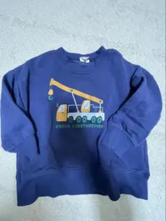 Samansa Mos2 Lagom クレーン車 トレーナー 100cm