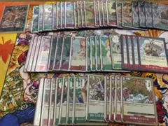 원피스 カードゲーム 赤緑ルフィ＆エース デッキ デッキのみ