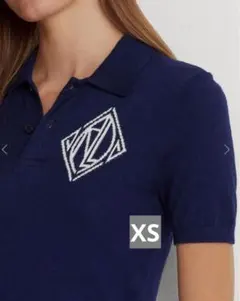 POLO RALPH LAUREN(ポロラルフローレン)：半袖ニット　RLロゴ